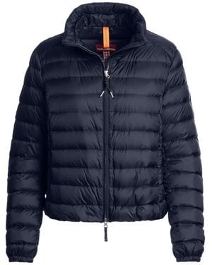 Parajumpers High-Neck Quilted Jacket - Blue