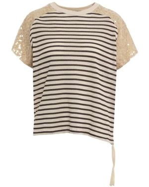 8pm Striped T-Shirt - White
