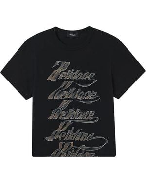 we11done T-Shirt À Imprimé Graphique - Black