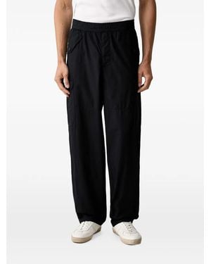 ARMANI EXCHANGE Elasticated-Waist Pants - Black