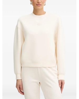 ARMANI EXCHANGE Logo-Patch Sweater - White