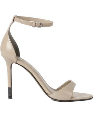 Brunello Cucinelli Nappa Leather Heels - White