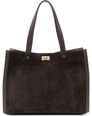 Anya Hindmarch Mortimer Panelled Tote Bag - Black