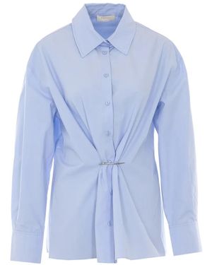 Twinset Button Long-Sleeve Shirt - Blue