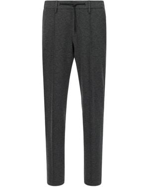 BOGGI Roberto Drawstring Jersey Trousers - Grey