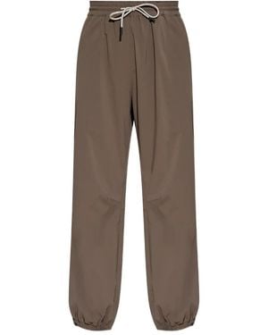 Rethinkit Studios Elasticated-Cuff Drawstring Track Pants - Brown