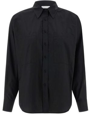 Nude Bat-Sleeve Pocket Shirt - Blue