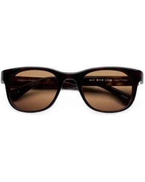Chimi Gafas De Sol Savy Con Montura Cuadrada Y Efecto De Carey - Negro