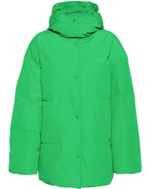 Samsøe & Samsøe Hana Hooded Puffer Jacket - Green