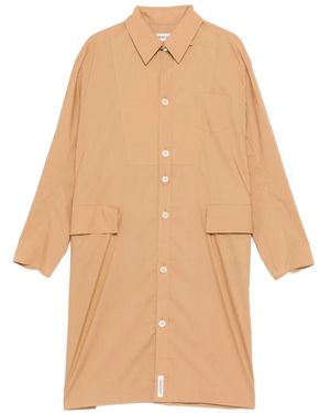 Undercover Pocket Paneled Shirt - Natural