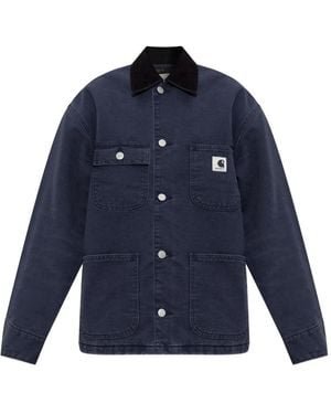 Carhartt Abrigo con botones - Azul