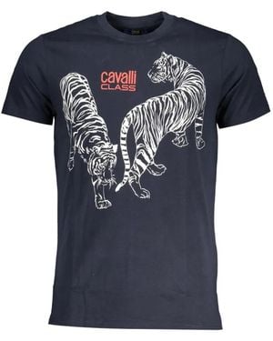Roberto Cavalli T-Shirt À Imprimé Graphique - Blue