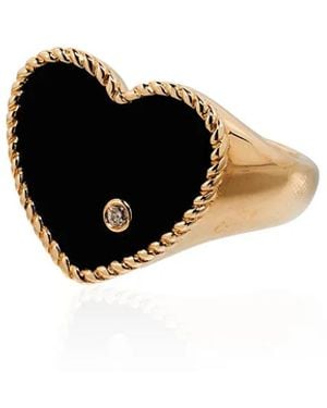 Yvonne Léon 9Kt Diamond Ring - Black