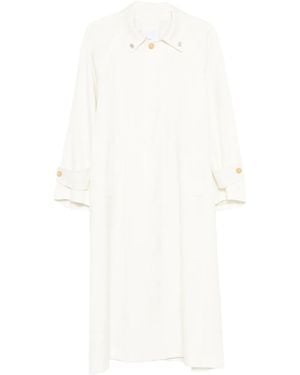 Erika Cavallini Semi Couture Sharon Trench Coat - White
