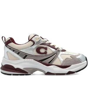 COACH Logo-Appliqué Sneakers - White