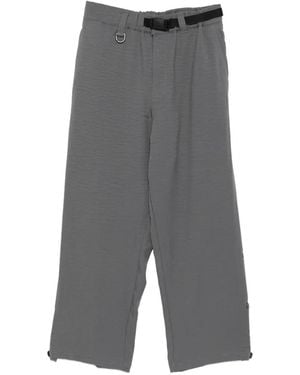 Y-3 Sport Uniform Adaptive Snap-Buttoned Pants - Gray