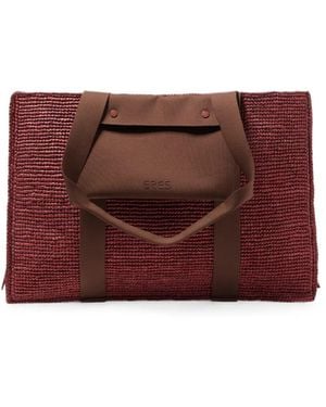Eres Voyageur Tote Bag - Red
