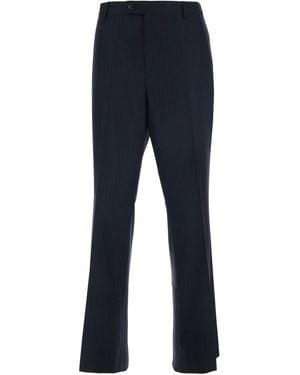 Tonywack Pantalon À Fines Rayures - Bleu