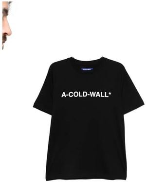 A_COLD_WALL* Logo-print T-shirt - Schwarz
