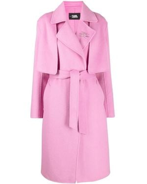 Karl Lagerfeld Transformed トレンチコート - ピンク