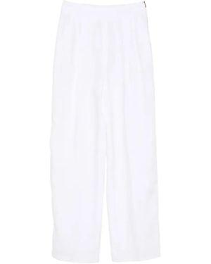 Agnona Pleated Pants - White