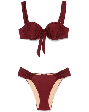 Noire Swimwear Mahogany Bikini Set - Red