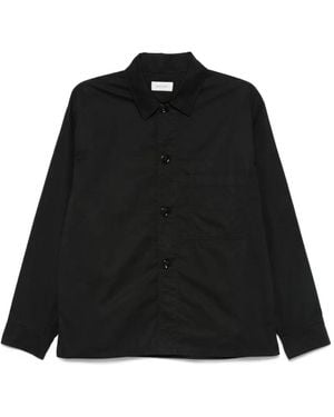 Lemaire Pyjama Pocket Cotton Shirt - Black