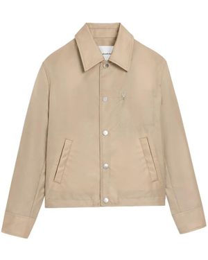 Ami Paris Ami De Coeur Buttoned Jacket - Natural