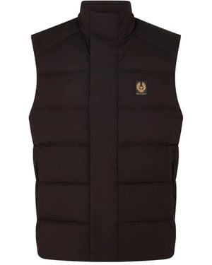 Belstaff Logo-Detail Gilet - Black