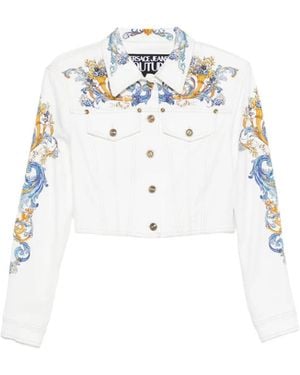 Versace Jeans Couture Long-Sleeves Jacket - White
