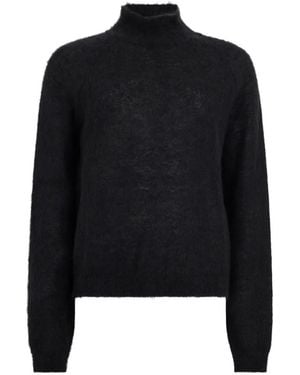 Alberta Ferretti Pullover Mit Stehkragen - Schwarz