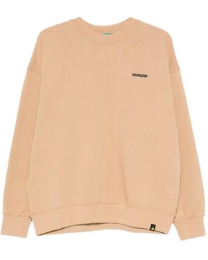 Barrow Logo-detail long-sleeve sweatshirt - Neutro
