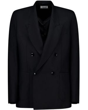 Laneus Double Breasted Blazer - Black