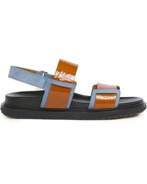 Marni Double-Strap Sandals - Blue