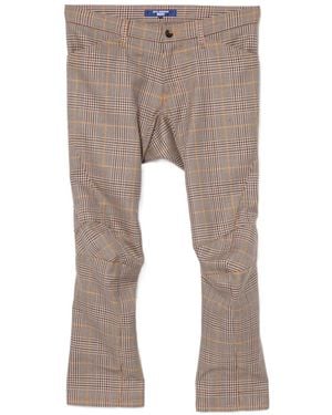 Junya Watanabe Plaid Trousers - Grey