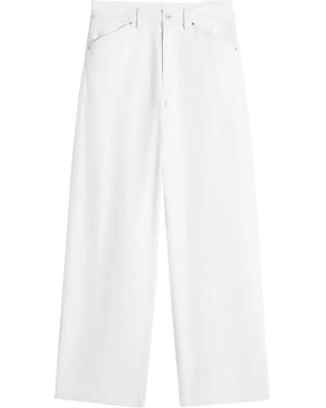 Lemaire Jeans Mit Weitem Bein - Weiß