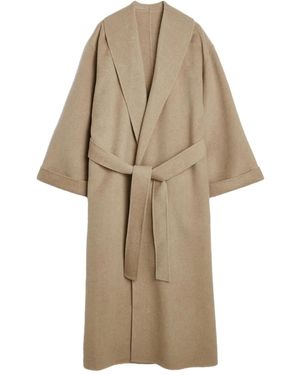 By Malene Birger Trullem Wool Coat - Natural