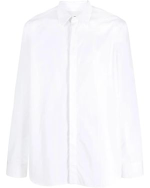 Jil Sander Classic Cotton Poplin Shirt For - White