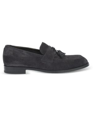 ZEGNA Mocasines De Ante Con Detalle De Borlas - Blanco