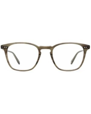 Garrett Leight Parkman Brille Mit Eckigem Gestell - Grün