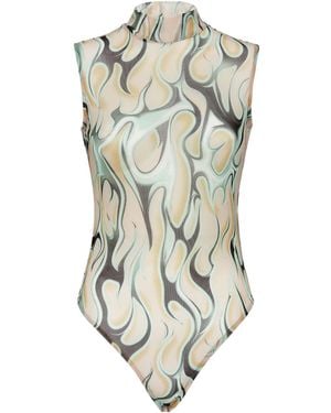 Philipp Plein Sleeveless Flame Body - Natural