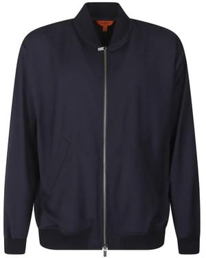 Barena Zip Bomber Jacket - Blue
