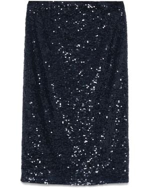 P.A.R.O.S.H. Sequined Mini Skirt - Blue