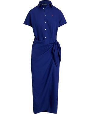 Polo Ralph Lauren Twill Shirtdress - Blue