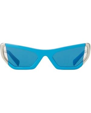 Lanvin Sonnenbrille Mit Geometrischem Gestell - Blau