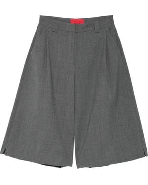 Thelatest Dakota Wide-Leg Shorts - Grey