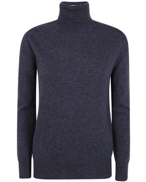 DR. HOPE Roll-Neck Cashmere Jumper - Blue