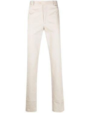 Fursac Slim-Fit Cotton Gabardine Chinos - White