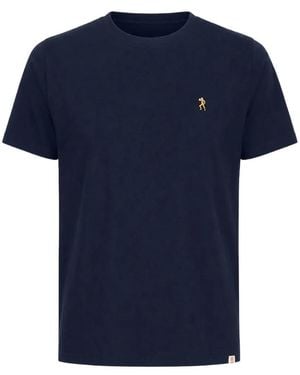 Revolution Embroidered-Logo T-Shirt - Blue