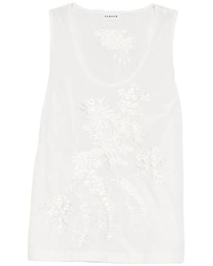 P.A.R.O.S.H. Ruffled Top - White
